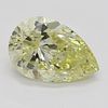3.01 ct, Natural Fancy Yellow Even Color, SI1, Pear cut Diamond (GIA Graded), Appraised Value: $82,500 