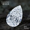6.01 ct, D/IF, Type IIA Pear cut GIA Graded Diamond. Appraised Value: $1,532,500 
