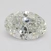 1.51 ct, Natural Faint Yellow-Green Color, VS2, Oval cut Diamond (GIA Graded), Appraised Value: $30,000 
