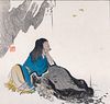 Ogata Gekko, Daydreaming Woman (c 1897)