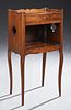 French Louis XV Style Carved Walnut Nightstand, 20