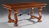 Spanish Style Carved Mahogany Coffee Table, 20th c