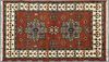 Kazak Carpet, 3' 1 x 4' 11