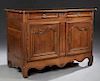 French Louis XV Style Carved Walnut Sideboard, c.