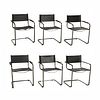 3Set of 6 Marcel Breuer Style MCM Cantilever Chairs