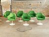 6 Eero Saarinen Knoll MCM Tulip Chairs