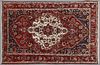 Semi Antique Persian Bakhtiari Carpet, 7' x 10' 3