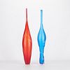2 Kathy Elliot & Ben Edols Glass Sculptures
