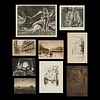 Group of 9 Miscellaneous Etchings