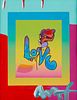Peter Max "Love on Blends" Mixed Media 2006