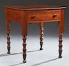 Southern Carved Walnut Side Table, 19th c., the re