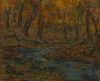 Carl Rawson Landscape Oil Painting 1926