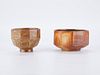 2 Warren MacKenzie Cut Side Pottery Bowls - Marked