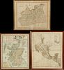 Group of Three Antique Maps, consisting of "A New