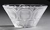 Lalique, France, Frosted and Clear Glass "Thistle"