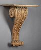 Carved Mahogany Architectural Bracket, 19th c., th