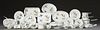 Ninety Piece Set of Porcelain Dinnerware, 20th c.,