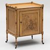 Regency Cream Painted Chinoiserie Decorated Side Cupboard