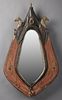 Unusual French Provincial Leather and Wood Horse C