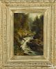 Carl Philipp Weber (American 1849-1922), oil on canvas river landscape, signed lower right