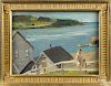 Richard Evett Bishop (American 1887-1975), oil on board, titled Bay of Fundy, Maine, signed