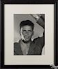 Philippe Halsman (American 1906-1979), gelatin silver print of Frank Sinatra, 1944, pub. 1978
