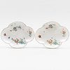 Pair of Chantilly Kakiemon Quatrelobed Dishes