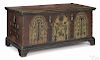 Berks County, Pennsylvania painted poplar dower chest, dated 1778