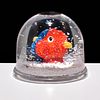 Jeff Koons SPLIT ROCKER Snow Globe