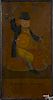 Painted John Bull's Hobby trade sign, 19th c., 22 1/4'' x 11 1/2''.