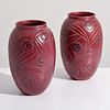2 Large Weller PARAGON Vases