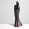 M. Kelly Figural Sculpture, Manner of Alberto Giacometti, 34"H