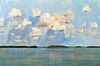 Large Gregory Hardy Landscape Painting, 62"W