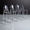 Set of 4 Philippe Starck ONE MORE Bar Stools