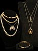 Pretty Victorian Shell & Pendant Necklaces 