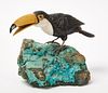 Toucan on Mineral Base