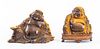 Chinese Carved Tiger's Eye Buddha Sculptures, 2