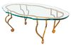 Maison Ramsay Gilded Wrought Iron Low Table
