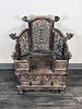 CHINESE HUANGHUALI CHILDS THRONE CHAIR
