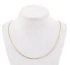 UnoAErre 14k Gold Chain Necklace, 29.75" Length