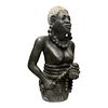 Peter Kadzimo African Hand Carved Stone Shona Female Bust