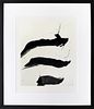 Robert Motherwell, Three Poems: Nocturne VII, Lithograph on Japon with Chine Colle to Magnani paper