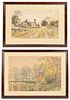 WILLIAM CROTHERS FILTER (NEW YORK, 1857-1915) LANDSCAPE PAINTINGS, LOT OF TWO