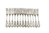 (13) Mixed Coin Silver Forks, 26.2 ozt