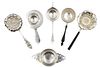 (6) Sterling Silver Tea Strainers, 7.2 ozt