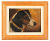 Edward Aistrop, "Portrait of a Terrier I", Oil