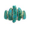 NO RESERVE - Navajo - 5 Stone Royston Turquoise and Silver Bracelet c. 2000s, size 5.75 (J15688)