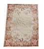 Needlework Floral Tapestry or Floor Treatment
