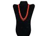 Faceted Red Coral Necklace