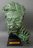 Jacob Epstein "Sholem Asch" Head Bronze Sculpture